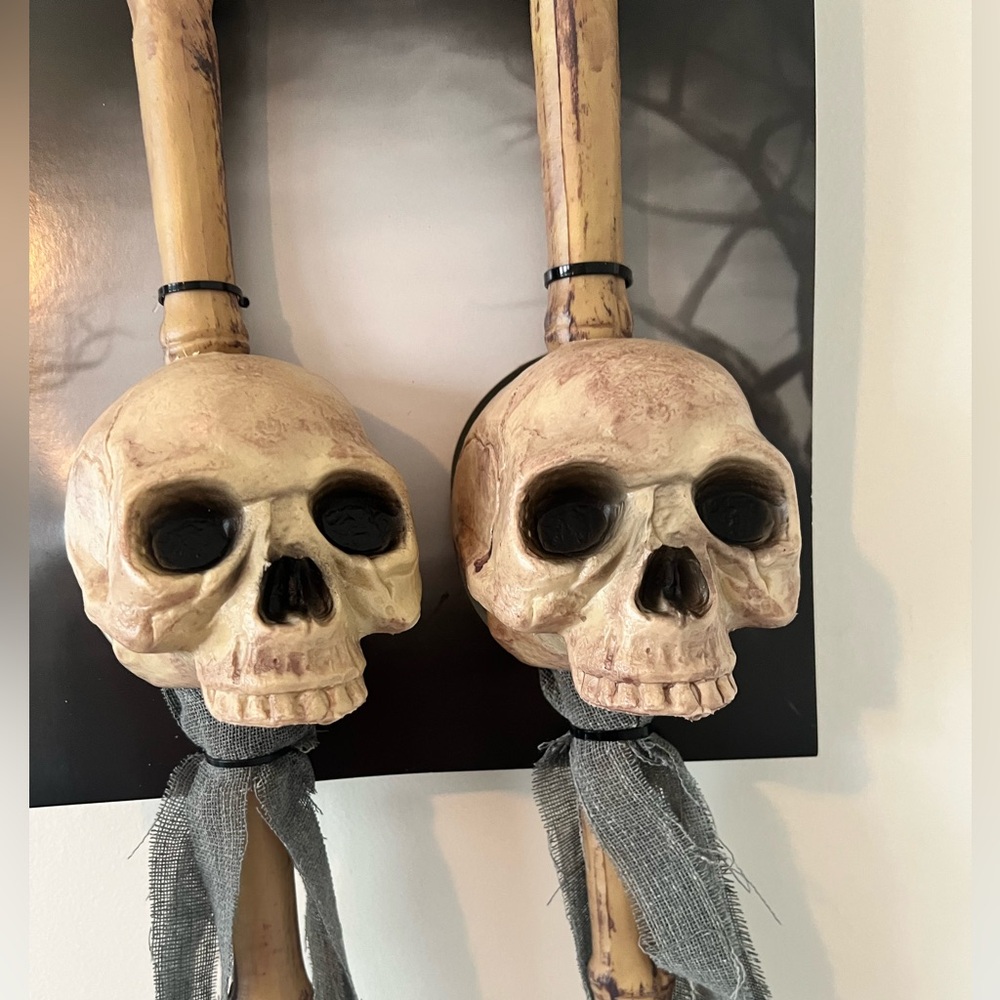 Skull Stake Set Halloween Costume or Decor